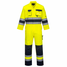Portwest Texo Hi-Vis overál (sárga/tengerészkék, L) láthatósági ruházat