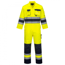 Portwest Texo Hi-Vis overál (sárga/tengerészkék, M) láthatósági ruházat