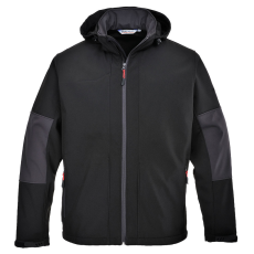 Portwest TK53 Softshell dzseki kapucnival (FEKETE, 3XL)
