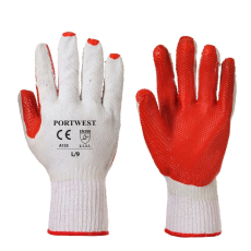 Portwest Tough Grip kesztyű (piros, L)