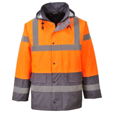 Portwest Traffic HiVis kéttónusú védőkabát-S467 L narancs láthatósági ruházat