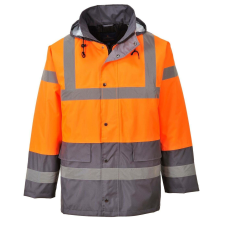 Portwest Traffic HiVis kéttónusú védőkabát-S467 XXL narancs láthatósági ruházat