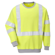 Portwest Tűzálló, antisztatikus HiVis védőkabát, FR72, PORTWEST XXXL sárga láthatósági ruházat