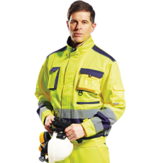 Portwest TX50 Lille Jól láthatósági dzseki (SÁRGA/NAVY, S)