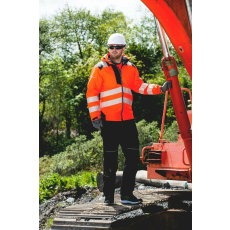 Portwest Vision Hi-Vis télikabát (narancs/fekete, M) (T400OBRM)