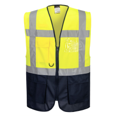 Portwest Warsaw vezetői mellény Yellow/Black XXL
