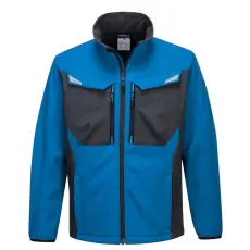 Portwest WX3 Softshell kabát Persian Blue XXXL