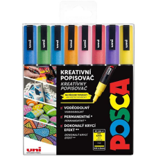 Posca UNI Posca 3M 8 ks třpytivé filctoll, marker