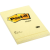 POST-IT 659 102×152mm 100lap kanárisárga jegyzettömb (3M0525)