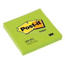 POST-IT 76x76mm 100lap neon zöld jegyzettömb (POST-IT_7100177477) post-it