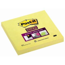 POST-IT super sticky 654-s 76x76mm sárga jegyzettömb post-it
