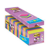 POST-IT ® Super Sticky jegyzettömb csomag 76x76mm 90lap 24tömb 654- P24SSCOL-EU (neon narancs, fuk jegyzettömb