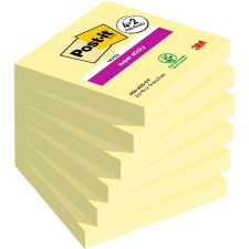POST-IT super sticky kanári sárga 76x76mm 90lapos 4+2db jegyzettömb post-it