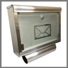Postaláda 390x400x100mm rozsdamentes acél újságtartóval HMB4039N postaláda