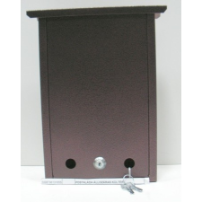  POSTALÁDA ÁLLÓ KÜLTÉRI ZÁRHATÓ BRONZ 6 21X32 CM kerti tárolás