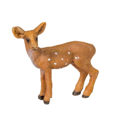  Pöttyös őz poly 8cm dekorációs kellék
