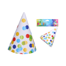 Pöttyös parti kalapok 15 cm party kellék