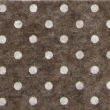 Pöttyös puha filc anyag barna melange - fehér 40x30cm filc