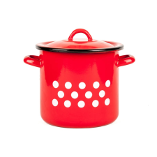 Pöttyös zománcozott fazék 2 Liter edény