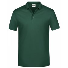 POWEAR JN792-DARKGREEN-L Basic galléros póló színes -L munkaruha