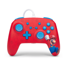 Power A Enhanced vezetékes Nintendo Switch kontroller (Woo-hoo! Mario) videójáték kiegészítő