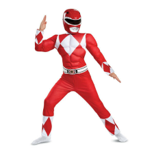 Power Rangers jelmez, izmosított, 7-8 éveseknek jelmez