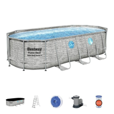 Power Steel Swim Vistar SUMATRA Ovális fémvázas medence szett ablakkal medence