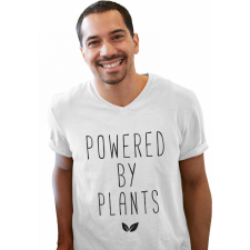  Powered by plants - Férfi V Nyakú Póló férfi póló