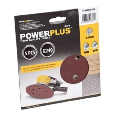 Powerplus PowerPlus csiszolólap P240 5db POWAIR0124 pneumatikus szerszám