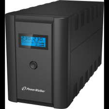 PowerWalker VI 1200 SHL FR 1200VA / 600W Vonalinteraktív UPS (VI 1200 LCD) szünetmentes áramforrás