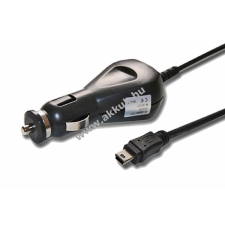 Powery Adapter autós töltő 12V -> mini USB 5V - 2A + beépített TMC antenna autós antenna