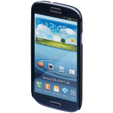 Powery Goobay mobil védőtok kemény Samsung I9300 / Galaxy S3, SIII fekete tok és táska