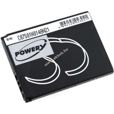 Powery Helyettesítő akku Alcatel OT-708A mobiltelefon akkumulátor
