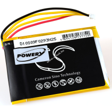 Powery Helyettesítő akku JBL típus MLP284154 mp3 lejátszó akkumulátor