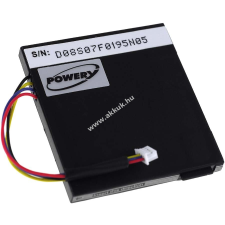 Powery Helyettesítő akku Texas Instruments típus 3.7L1200SP mp3 lejátszó akkumulátor