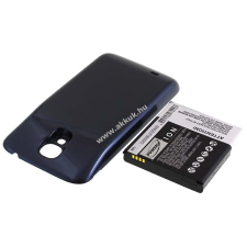 Powery Utángyártott akku Samsung Galaxy S4 5200mAh kék mobiltelefon akkumulátor