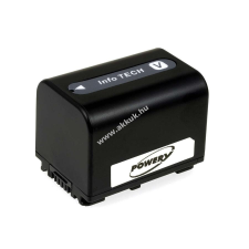 Powery Utángyártott akku Sony HDR-PJ260 1960mAh sony videókamera akkumulátor