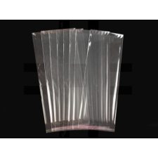  PP ragasztócsíkos celofán tasak  13x33  cm - 100 db dekorációs kellék