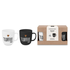 PPD.162502136 Porcelánbögre 0,4l dobozban,2db-os, Coffee Lover bögrék, csészék