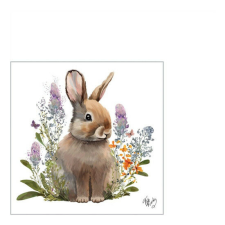 PPD.B125002622 Belle Bunny papírszalvéta 25x25cm, 20db-os papírárú, csomagoló és tárolóeszköz