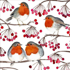 PPD Birds & Berries papírszalvéta 33x33cm, 20db-os papírárú, csomagoló és tárolóeszköz