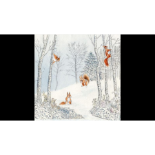PPD .C333002778 Ecureuil hiver papírszalvéta 33x33cm, 20db-os papírárú, csomagoló és tárolóeszköz