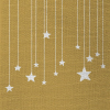  PPD.C333003171 Stars on Canvas gold dombornyomott papírszalvéta 33x33cm, 15db-os