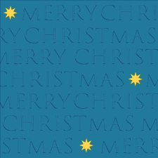 PPD Christmas letters green dombornyomott papírszalvéta 33x33cm, 20db-os papírárú, csomagoló és tárolóeszköz