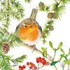 PPD Robin in Tree papírszalvéta 33x33cm, 20 db-os