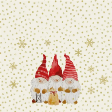 PPD Stars & Snowflakes papírszalvéta 33x33cm, 20db-os karácsonyi dekoráció