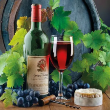 PPD Wine &amp; Cheese papírszalvéta 33x33cm, 20db-os konyhai eszköz