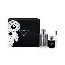 Prada L'Homme SET: edt 100ml + edt 10ml + tusfürdő gél 100ml kozmetikai ajándékcsomag