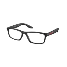 Prada Linea Rossa PS 04PV DG01O1 Black Rubber Demo Lens szemüveg szemüvegkeret