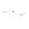 Prada Linea Rossa PS 06RV 14V1O1 Matte Crystal Demo Lens szemüveg